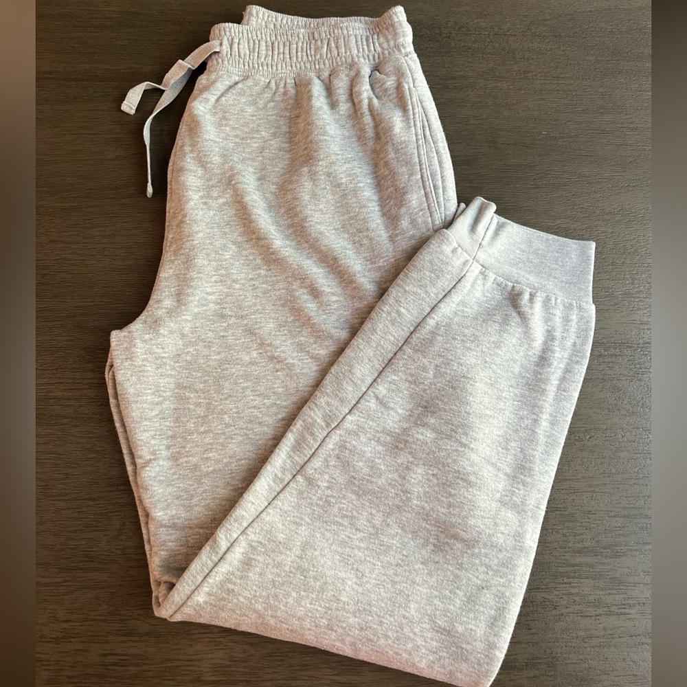 Hanes Men's Ecosmart Fleece Sweatpants - Light Gray - Men's Size Medium